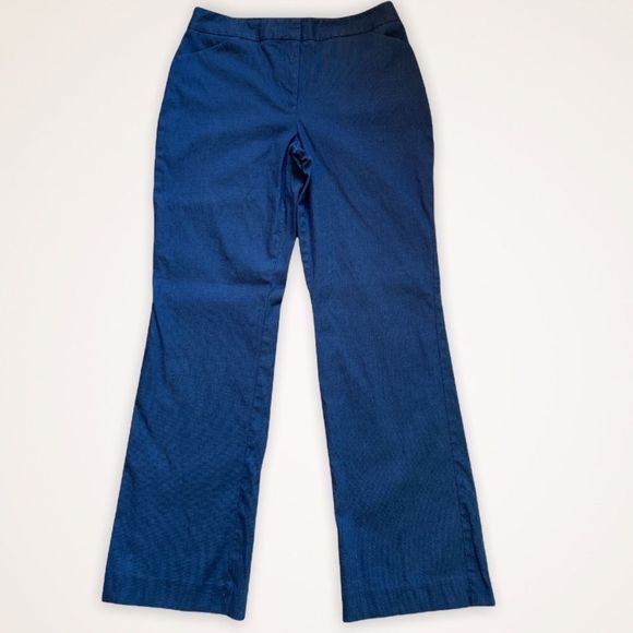 TALBOTS Blue Heritage Bootcut Trouser Pants - Picture 2 of 12